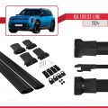 KIA EV9 GT-LINE 2024 ve Sonrası ile Uyumlu FLY Model Ara Atkı Tavan Barı Siyah 2 Adet