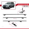 Mercedes GL Class (X164) 2006-2012 Arası ile Uyumlu BASIC Model Ara Atkı Tavan Barı Gri 3 Adet