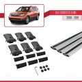 Kia Borrego (HM) 2008-2019 Arası ile Uyumlu FLY Model Ara Atkı Tavan Barı Gri 3 Adet