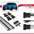 KIA EV9 GT-LINE 2024 ve Sonrası ile Uyumlu FLY Model Ara Atkı Tavan Barı Gri 2 Adet