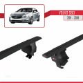 Volvo S60 II 2011-2018 Arası ile Uyumlu ACE-4 Ara Atkı Tavan Barı Siyah 2 Adet