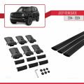 Jeep Renegade (BU) 2014 ve Sonrası ile Uyumlu FLY Model Ara Atkı Tavan Barı Siyah 3 Adet