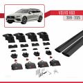 Volvo V60 II 2019 ve Sonrası ile Uyumlu ACE-2 Ara Atkı Tavan Barı Siyah 2 Adet