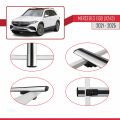 Mercedes EQB (X243) 2021 ve Sonrası ile Uyumlu BASIC Model Ara Atkı Tavan Barı Gri 3 Adet
