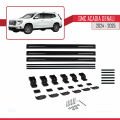 GMC Acadia Denali 2024-2025 Arası ile Uyumlu BASIC Model Ara Atkı Tavan Barı Siyah 3 Adet
