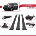 Jeep Patriot 2007-2017 Arası ile Uyumlu FLY Model Ara Atkı Tavan Barı Siyah 3 Adet