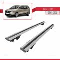Dacia Lodgy (J92) 2012-2022 Arası ile Uyumlu HOOK Model Ara Atkı Tavan Barı Gri 2 Adet