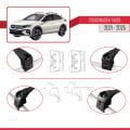 Volkswagen Taigo (CS1) 2021 ve Sonrası ile Uyumlu ACE-2 Ara Atkı Tavan Barı Siyah 2 Adet