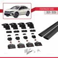 Volkswagen Taigo (CS1) 2021 ve Sonrası ile Uyumlu ACE-2 Ara Atkı Tavan Barı Siyah 2 Adet