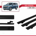 Ford Expedition 2018-2024 Arası ile Uyumlu BASIC Model Ara Atkı Tavan Barı Siyah 3 Adet