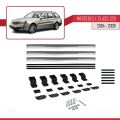 Mercedes E Class 3 (S211) 2004-2009 Arası ile Uyumlu BASIC Model Ara Atkı Tavan Barı Gri 3 Adet
