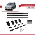 Opel Frontera 2 1999-2004 Arası ile Uyumlu BASIC Model Ara Atkı Tavan Barı Siyah 2 Adet