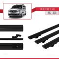 Mercedes Citan (W415) 2012-2021 Arası ile Uyumlu BASIC Model Ara Atkı Tavan Barı Siyah 3 Adet