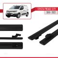 Toyota Proace City 2019-2022 Arası ile Uyumlu BASIC Model Ara Atkı Tavan Barı Siyah 2 Adet