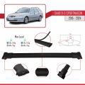 Saab 9-3 II SW 2006-2012 Arası ile Uyumlu FLY Model Ara Atkı Tavan Barı Siyah 2 Adet