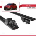 Fiat 500X 2014 ve Sonrası ile Uyumlu HOOK Model Ara Atkı Tavan Barı Siyah 2 Adet