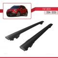 Fiat 500X 2014 ve Sonrası ile Uyumlu HOOK Model Ara Atkı Tavan Barı Siyah 2 Adet