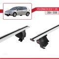 Volkswagen Golf 5 (1K) 2004-2008 Arası ile Uyumlu ACE-4 Ara Atkı Tavan Barı Gri 2 Adet