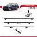 Holden Frontera 2 1999-2004 Arası ile Uyumlu BASIC Model Ara Atkı Tavan Barı Gri 2 Adet
