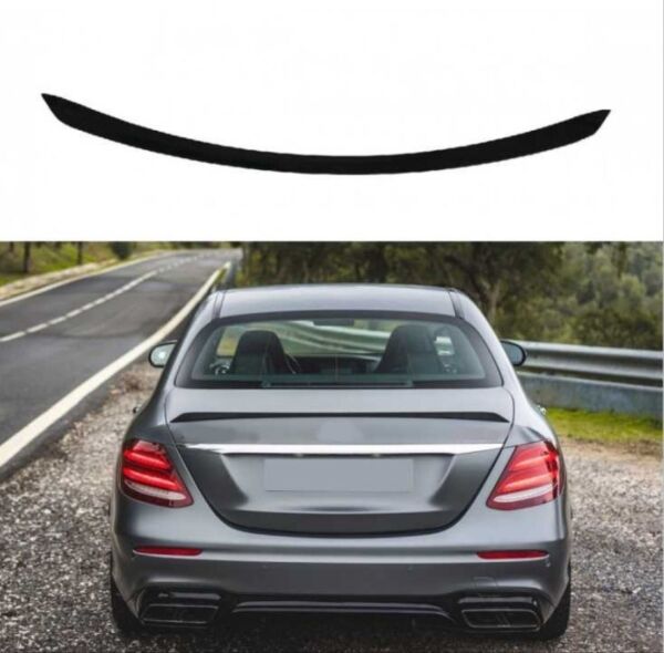 Mercedes W213 E Serisi (2016-2019) Arası Uyumlu E63 S Spoiler - Piano Black