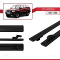 Opel Frontera 1992-1998 Arası ile Uyumlu BASIC Model Ara Atkı Tavan Barı Siyah 2 Adet