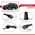 Infiniti QX80 (Z62) 2014-2023 Arası ile Uyumlu ACE-1 Ara Atkı Tavan Barı Siyah 2 Adet