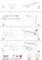 Toyota Land Cruiser Prado (J150) 2010-2023 Arası ile Uyumlu BASIC Model Ara Atkı Tavan Barı Siyah 2 Adet