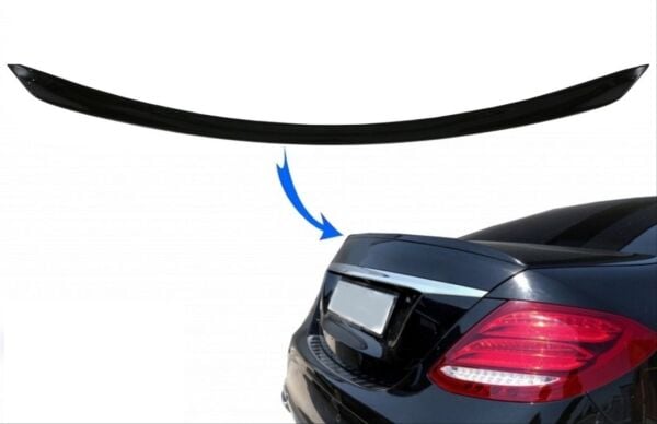 Mercedes W213 E Serisi (2016-2019) Arası Uyumlu E63 Spoiler - Piano Black