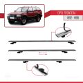 Opel Frontera 1992-1998 Arası ile Uyumlu BASIC Model Ara Atkı Tavan Barı Gri 2 Adet