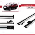 Opel Frontera 1992-1998 Arası ile Uyumlu BASIC Model Ara Atkı Tavan Barı Gri 2 Adet