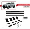 Toyota Land Cruiser Prado (J150) 2010-2023 Arası ile Uyumlu BASIC Model Ara Atkı Tavan Barı Siyah 2 Adet