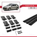 Peugeot 207 SW 2006-2014 Arası ile Uyumlu FLY Model Ara Atkı Tavan Barı Siyah 3 Adet