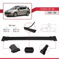 Peugeot 207 SW 2006-2014 Arası ile Uyumlu FLY Model Ara Atkı Tavan Barı Siyah 3 Adet