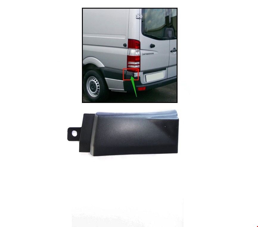 Volkswagen Crafter Mercedes Sprinter Arka Tampon Kapağı Sağ 2006 Sonrası Uyumlu