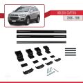 Holden Captiva 2006-2018 Arası ile Uyumlu BASIC Model Ara Atkı Tavan Barı Siyah 2 Adet