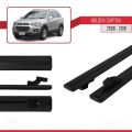 Holden Captiva 2006-2018 Arası ile Uyumlu BASIC Model Ara Atkı Tavan Barı Siyah 2 Adet