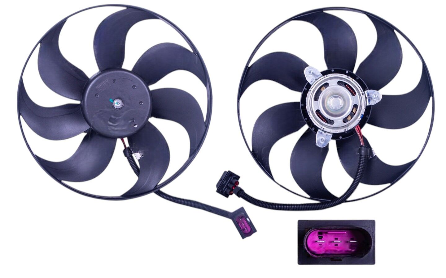 Fan Motoru Davlumbazsız (350 Mm-3 Fıs-7 Kanat) Vw Polo Fabıa İbiza Cordoba02  Sonrası