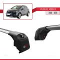 Vauxhall Mokka X (J13) 2016-2019 Arası ile Uyumlu ACE-2 Ara Atkı Tavan Barı Gri 2 Adet