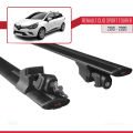 Renault Clio 4 ST 2013-2020 Arası ile Uyumlu HOOK Model Ara Atkı Tavan Barı Siyah 2 Adet