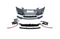 Audi TT 2014-2018 Uyumlu TTRS Ön Tampon Panjur Seti Siyah Trimli