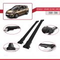 Renault Grand Scenic 3 2009-2016 Arası ile Uyumlu FLY Model Ara Atkı Tavan Barı Siyah 2 Adet