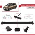 Renault Grand Scenic 3 2009-2016 Arası ile Uyumlu FLY Model Ara Atkı Tavan Barı Siyah 2 Adet