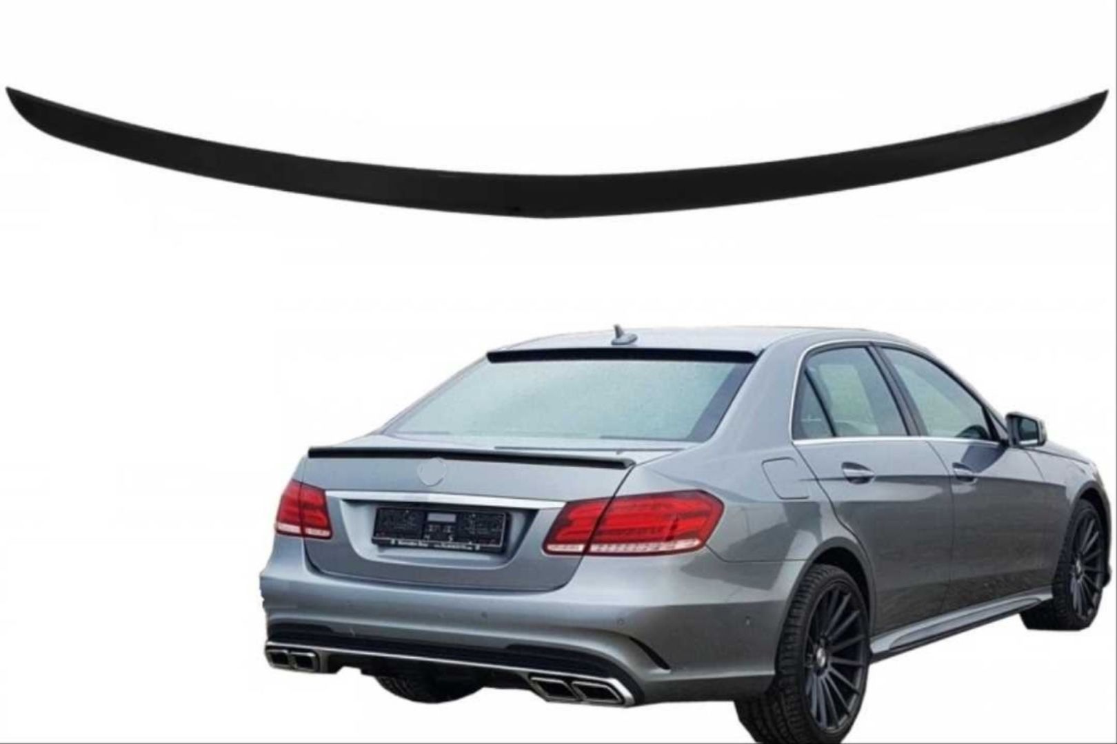 Mercedes W212 E Serisi (2009-2015) Arası Uyumlu Spoiler - Piano Black