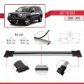 Jeep Patriot 2007-2017 Arası ile Uyumlu FLY Model Ara Atkı Tavan Barı Gri 3 Adet