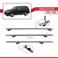 Lincoln Aviator 2003-2005 Arası ile Uyumlu BASIC Model Ara Atkı Tavan Barı Gri 3 Adet