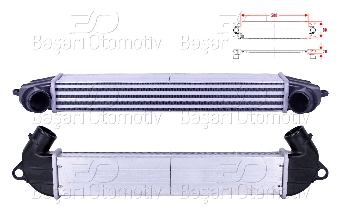 Fiat Doblo Cargo MPV 1.3 D Multijet 2001 Turbo Radyatörü (Intercooler)