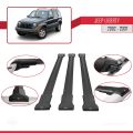 Jeep Liberty 2002-2007 Arası ile Uyumlu FLY Model Ara Atkı Tavan Barı Siyah 3 Adet