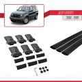 Jeep Liberty 2002-2007 Arası ile Uyumlu FLY Model Ara Atkı Tavan Barı Siyah 3 Adet
