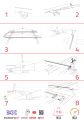 Toyota Land Cruiser (J100) 2003-2007 Arası ile Uyumlu BASIC Model Ara Atkı Tavan Barı Gri 2 Adet