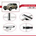 Toyota Land Cruiser (J100) 2003-2007 Arası ile Uyumlu BASIC Model Ara Atkı Tavan Barı Gri 2 Adet